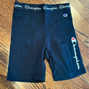 Women’s Champion black bike shorts size medium